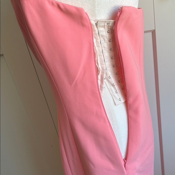A.L.C. Elizabeth Pink Midi Dress | 8 - Picture 6 of 8